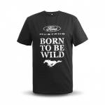 Ford Mustang T-Shirt, „Born to be wild“, XS